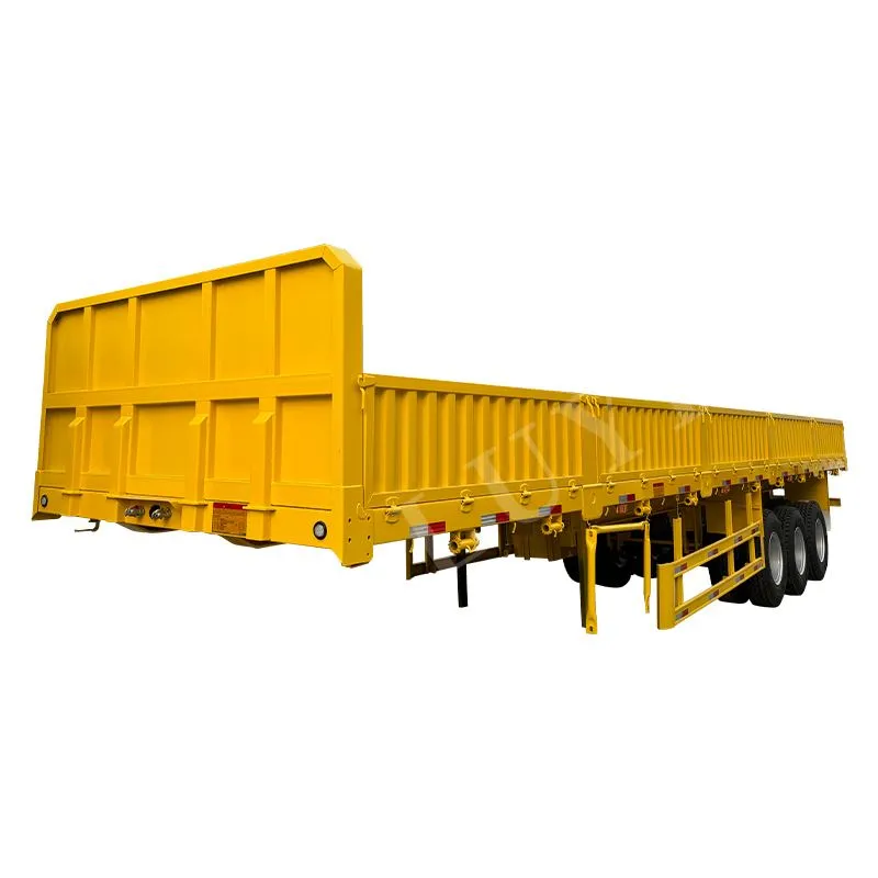 13 - Meter 3 - Axle Semi-Trailer, Steel-Alium Stake Trailer