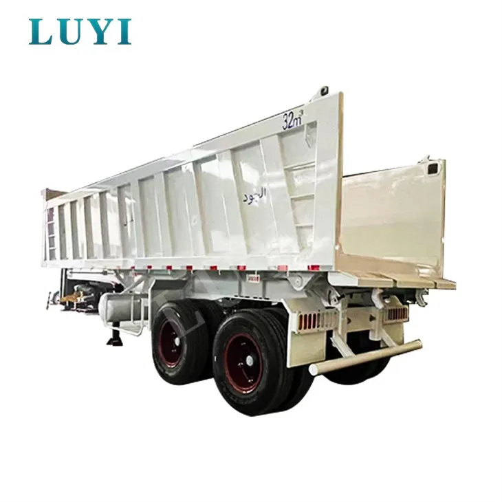 Tveggja ása vörubílakerra Hágæða festivagn að aftan