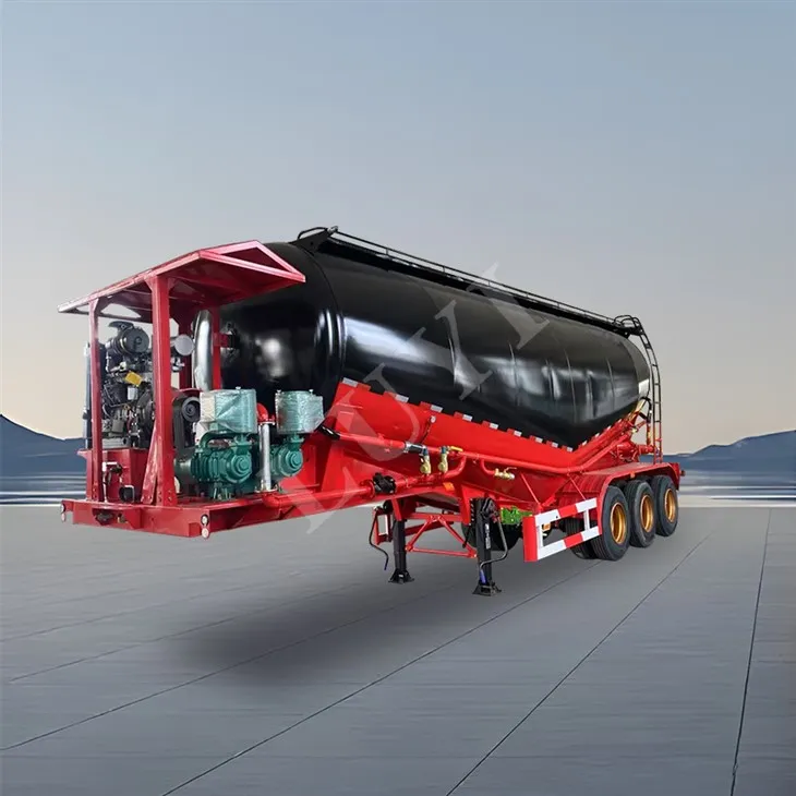 3 Axle 35 rúmmetra sement tankskip hálfvagn