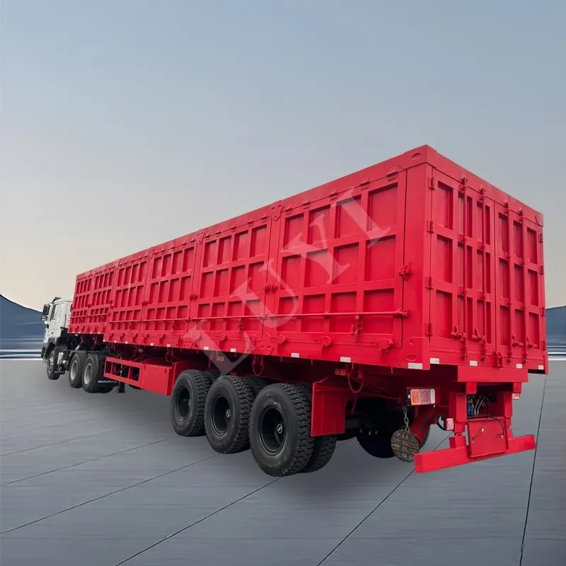 3 - Axle 60-80 tonna sorphaugur Wall Semi-Trailer