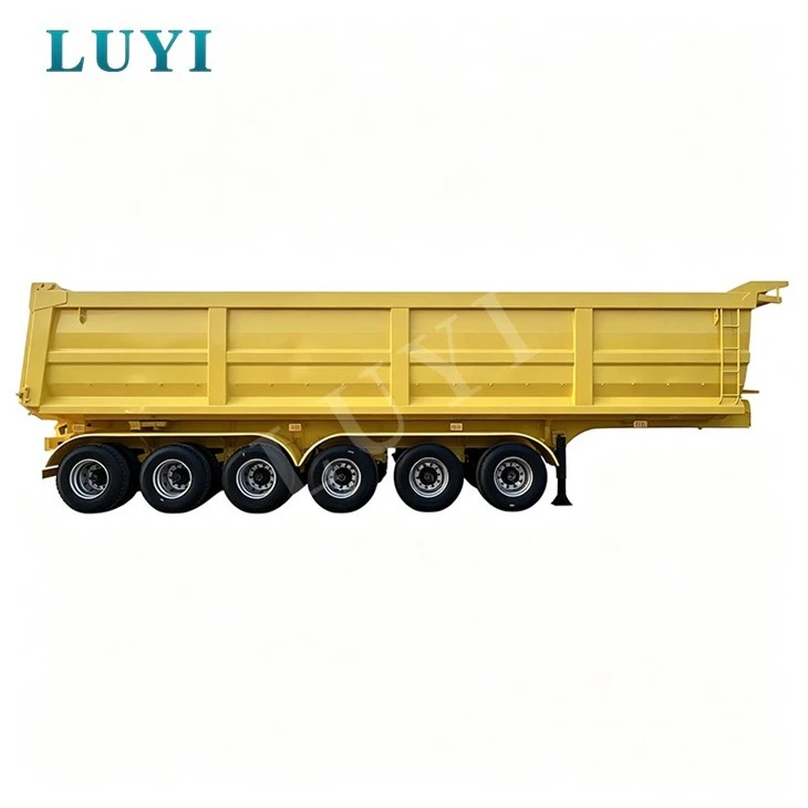 6 Axle Heavy Load Rear Tipper Semi Trailer For Bulk Goods Hauling best 6 Axle Heavy Load Rear Tipper Semi Trailer For Bulk Goods Hauling best