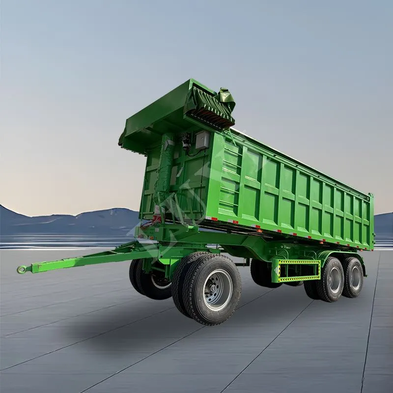 Tveir - ás rétthyrndir 30/50 rúmmetrar aftari hálf - kerru